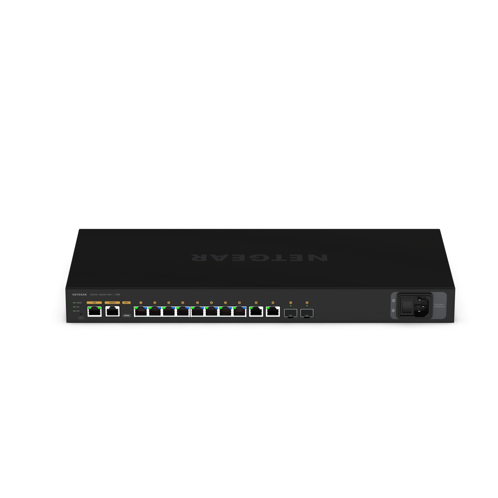 NETGEAR AV Line M4250-10G2XF-POE+ GSM4212PX Gigabit Switch